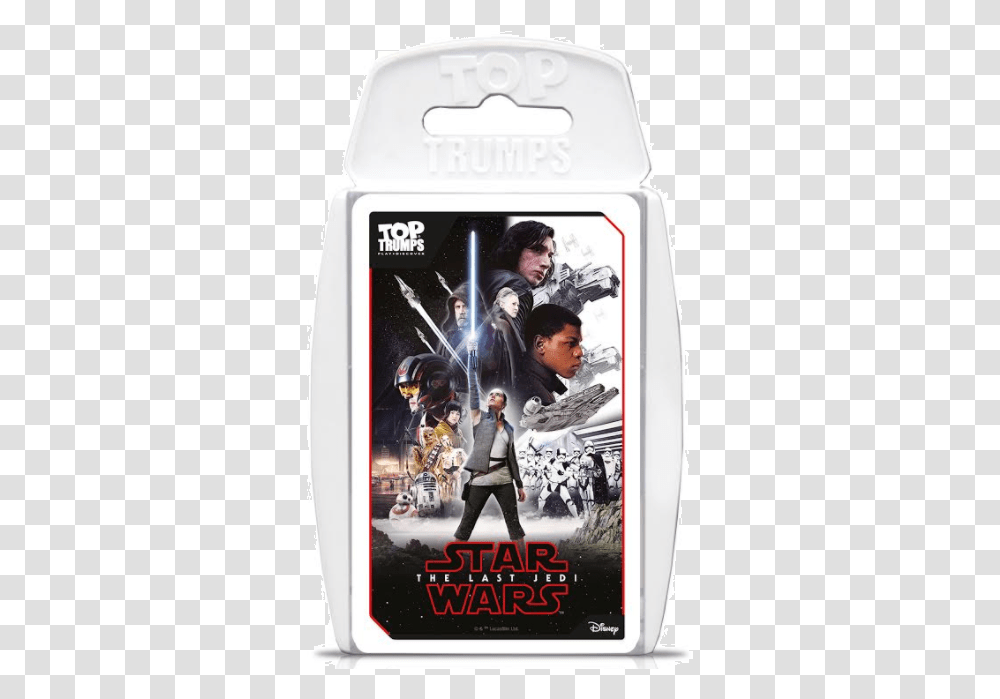 Top Trumps Star Wars The Last Jedi, Helmet, Clothing, Person, Advertisement Transparent Png