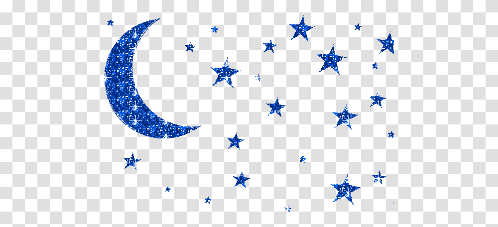 Top Twinkle Kapoor Photoshoot Stickers Moon And Stars Clipart Gif, Symbol, Star Symbol, Astronomy Transparent Png