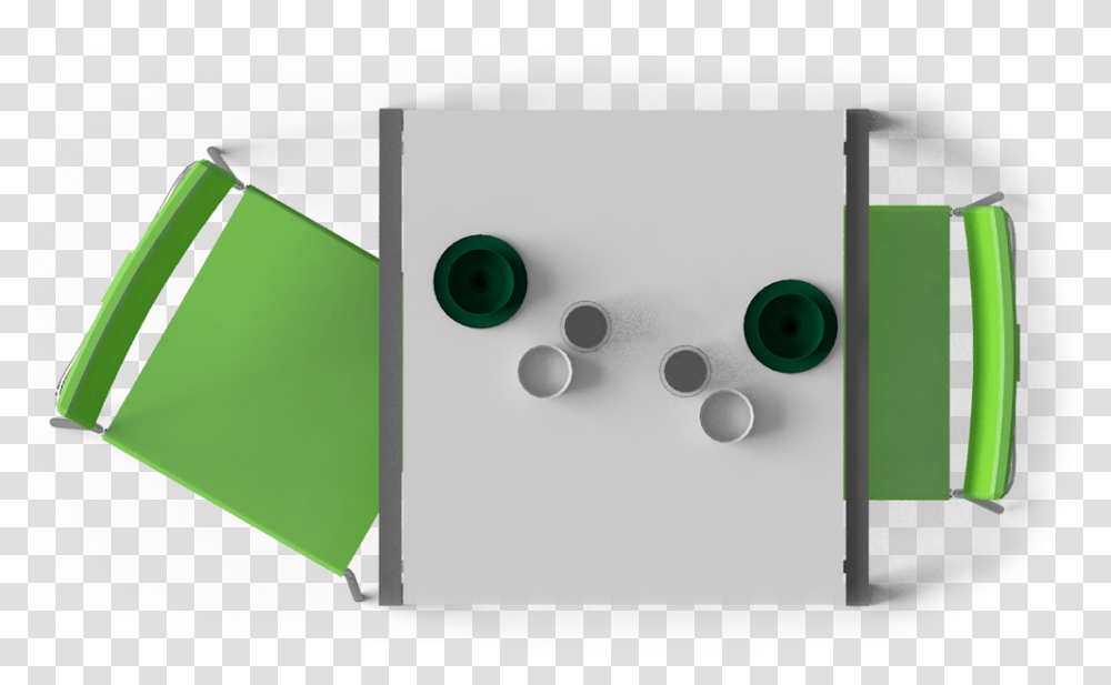 Top View Of Office Table, Adapter, White Board Transparent Png