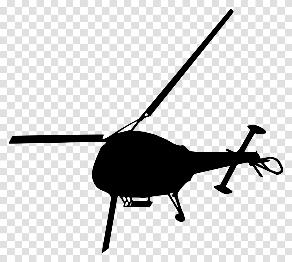 Top View Silhouette Top View Helicopter, Gray, World Of Warcraft Transparent Png