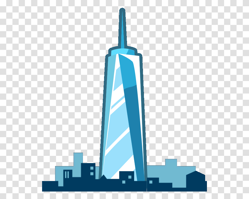 Top World Trade Center Stickers For One World Trade Center Animated, Architecture, Building, Tower, Monument Transparent Png