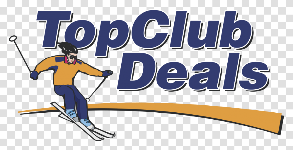 Topclub Deals Logo Downhill, Person, People, Alphabet Transparent Png