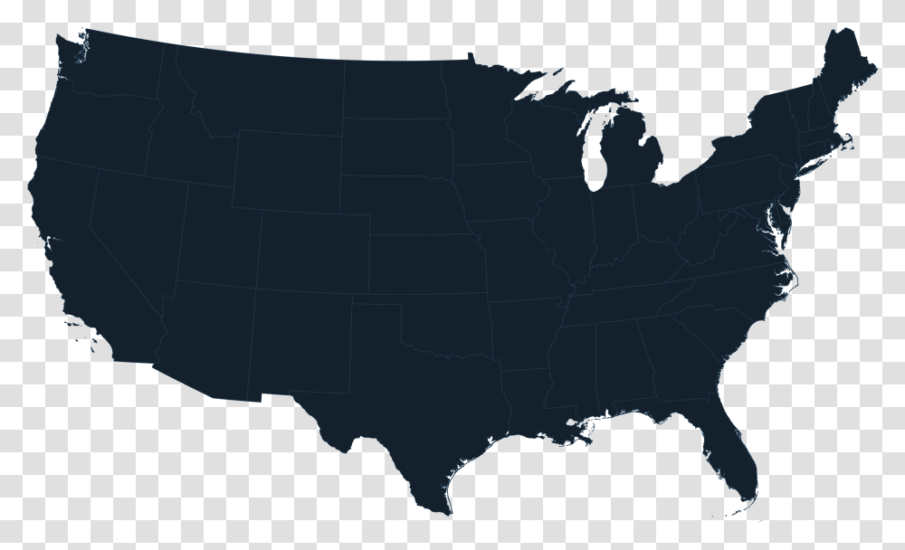 Topgolf Live Events United States Map Blacked Out, Nature, Outdoors, Silhouette Transparent Png