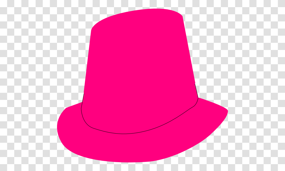 Tophat Clip Art At Hat Fedora Cartoon Pink, Apparel, Baseball Cap, Cowboy Hat Transparent Png