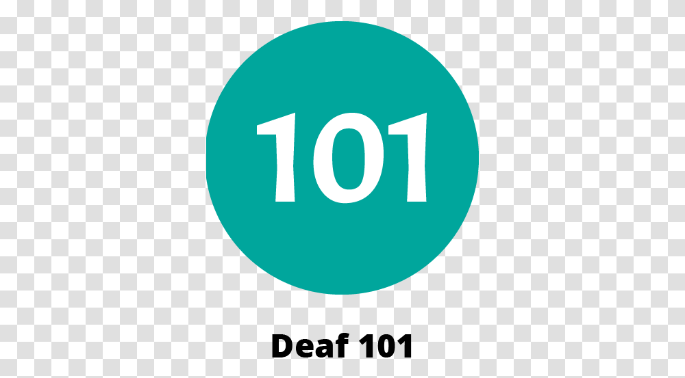 Topic Deaf 101 National Center 101 Logo In Circle, Number, Symbol, Text, Urban Transparent Png