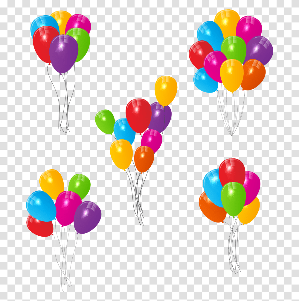 Topo De Bolo Baloes Coloridos, Balloon, Pin Transparent Png