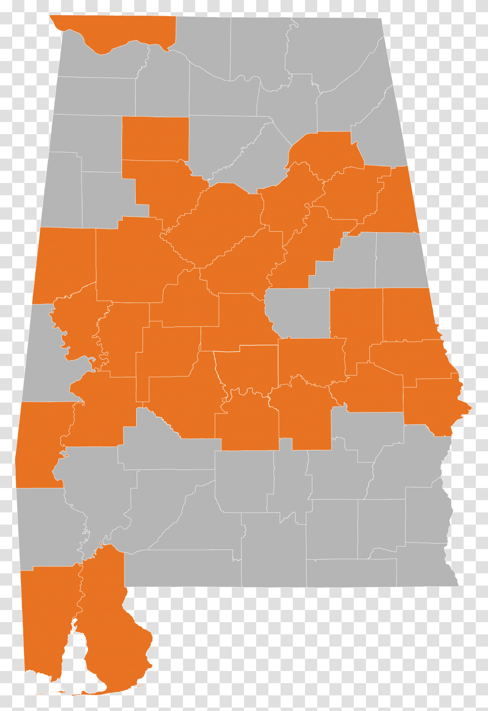 Topography Of Alabama, Map, Diagram, Plot, Atlas Transparent Png