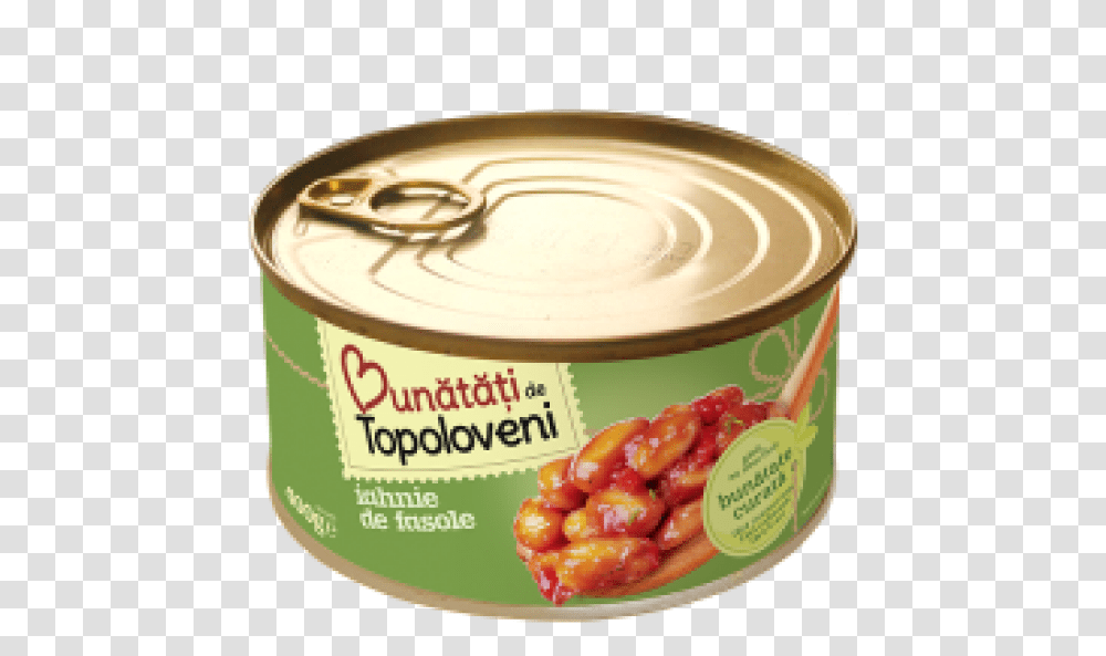 Topoloveni Fasole Cu Carnati, Canned Goods, Aluminium, Food, Tin Transparent Png