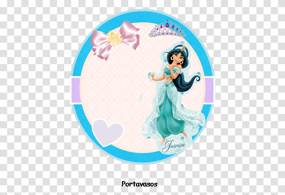 Toppers Stickers O Etiquetas Para Imprimir Gratis Princess Jasmine Disney, Figurine, Person, Outdoors Transparent Png