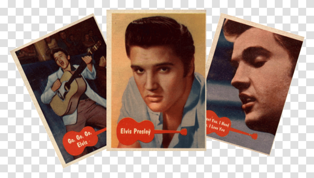 Topps Bubbles Inc Elvis Presley, Poster, Advertisement, Collage, Person Transparent Png