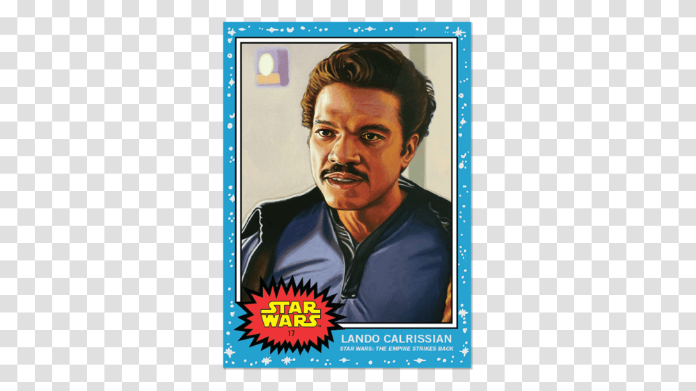 Topps Star Wars Living Set Card Topps Star Wars Cards, Person, Human, Poster, Advertisement Transparent Png
