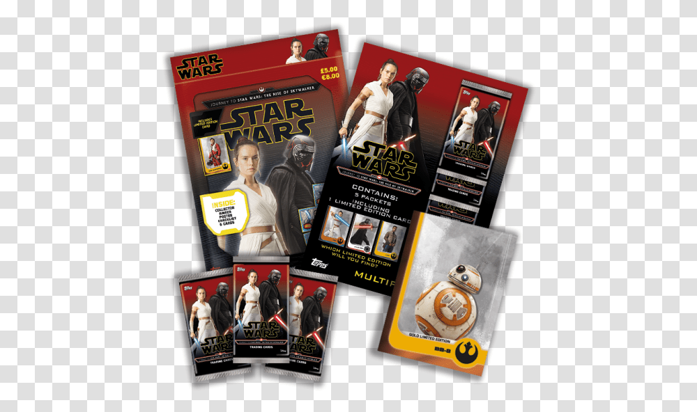 Topps Star Wars Rise Of Skywalker, Person, Human, Poster, Advertisement Transparent Png