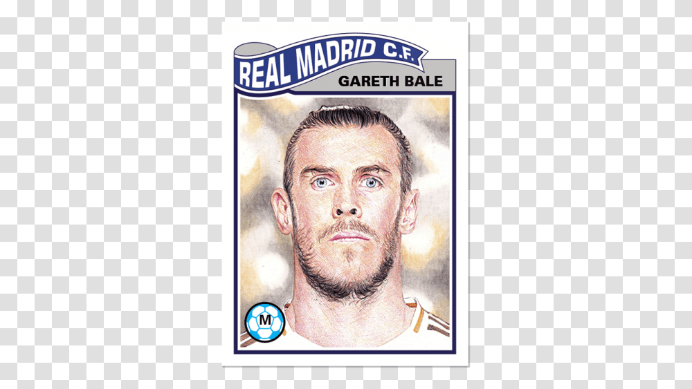 Topps Ucl Living Set Card Real Madrid C.f., Person, Advertisement, Poster Transparent Png