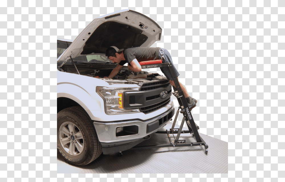 Topside Creeper, Person, Car, Vehicle, Transportation Transparent Png