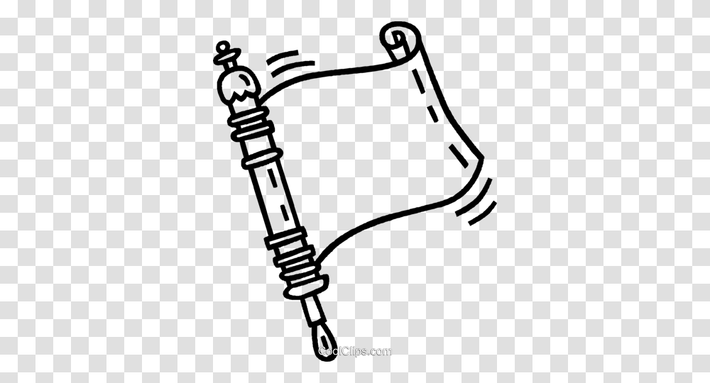 Torah Scroll Royalty Free Vector Clip Art Illustration, Bow, Leisure Activities, Adapter, Musical Instrument Transparent Png