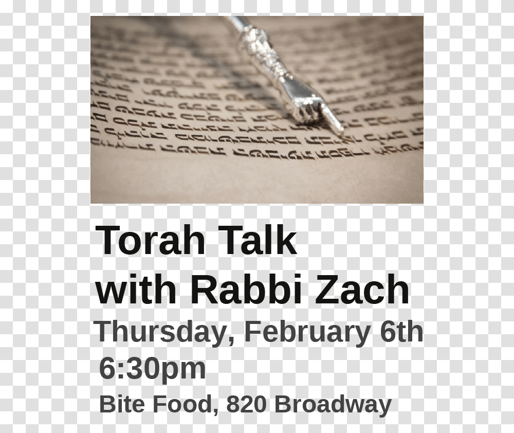Torah Talk With Rabbi Zach, Handwriting, Word, Accessories Transparent Png