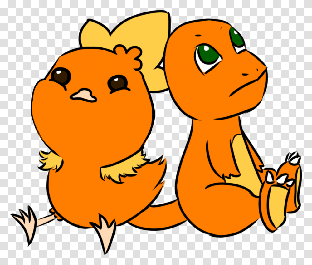 Torch And Charmander Spend A Lot Of Time Looking At Cartoon, Animal, Mammal, Wildlife, Food Transparent Png