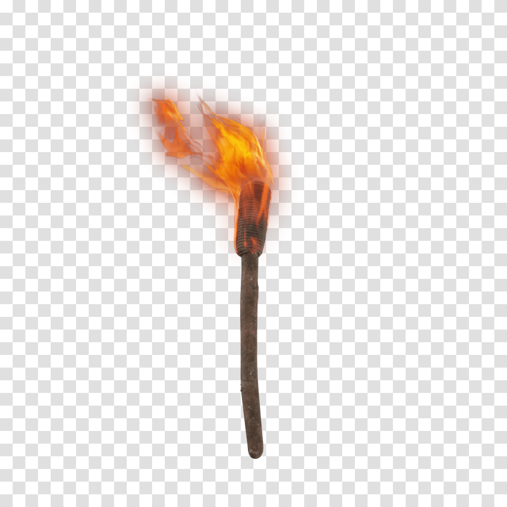 Torch, Fire, Flame, Stick, Candle Transparent Png