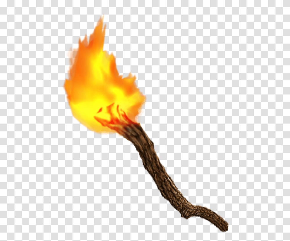 Torch Fire Torch, Flame, Bonfire, Stick, Light Transparent Png