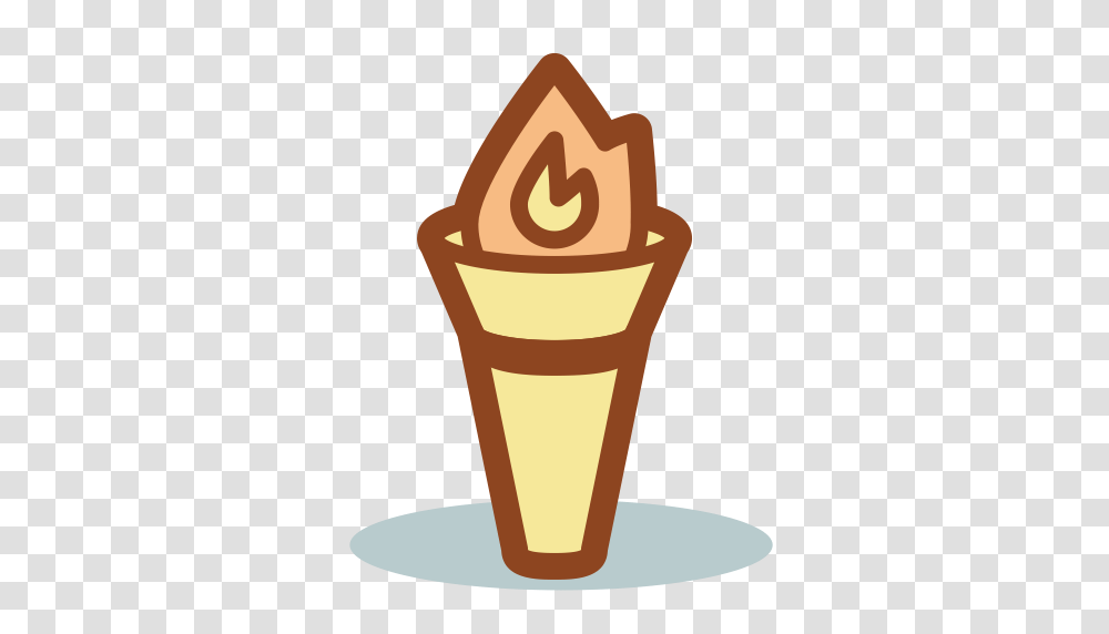 Torch Fire Torch International Game Icon With And Vector, Cone Transparent Png