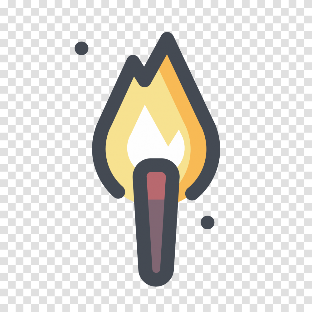 Torch Icon, Fire, Light, Flame Transparent Png