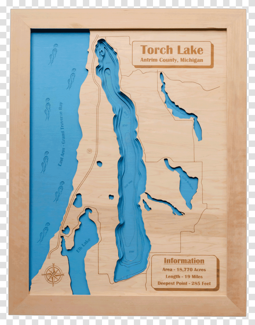 Torch Lake 3d Map Torch Lake Outline, Diagram, Atlas, Plot, Poster Transparent Png