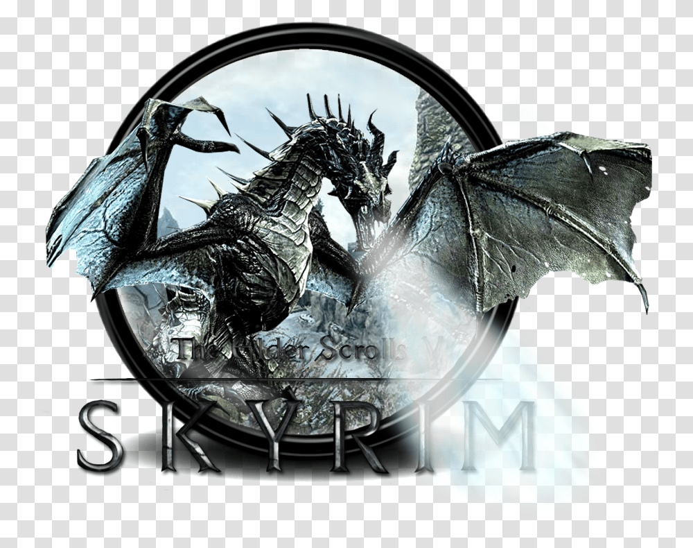 Torch Skyrim & Clipart Free Download Ywd Skyrim Dragon, Horse, Mammal, Animal Transparent Png