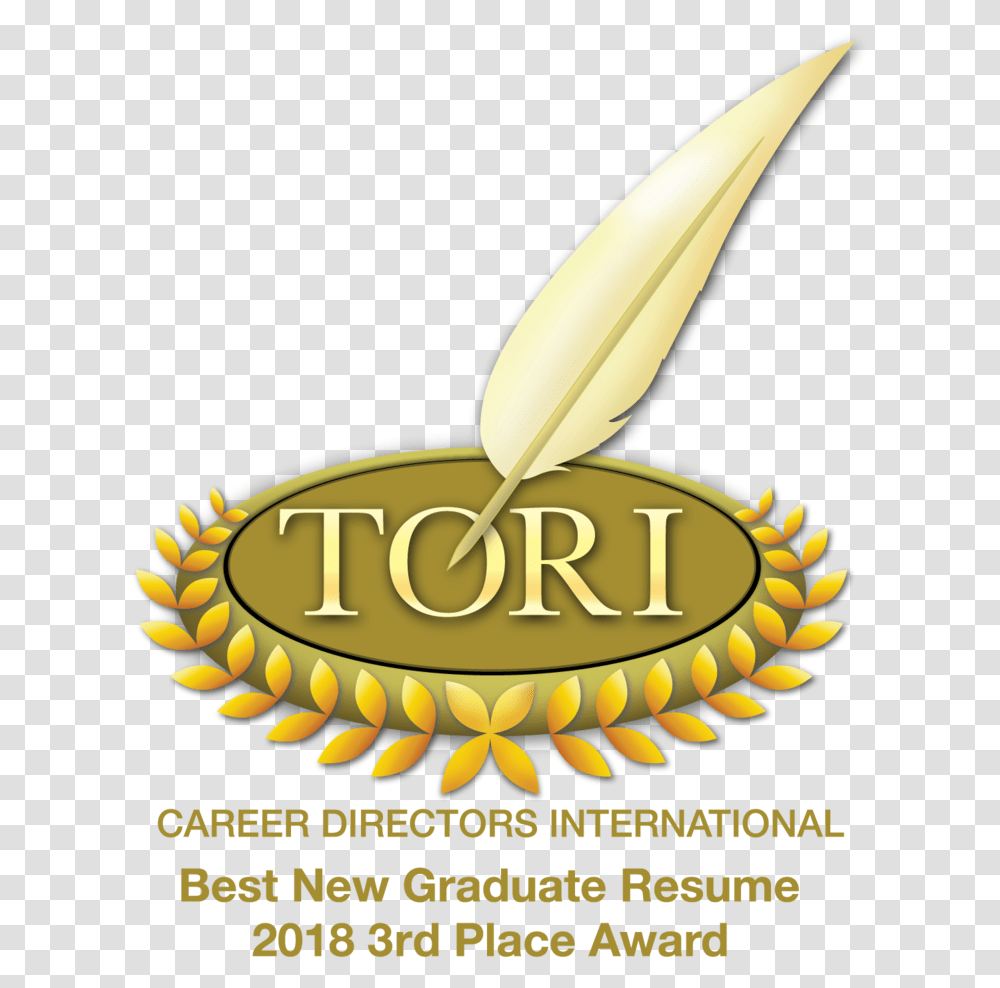 Tori Award 2018 3rd Pl Best New Grad Resume Rsum, Plant, Bottle, Leaf Transparent Png