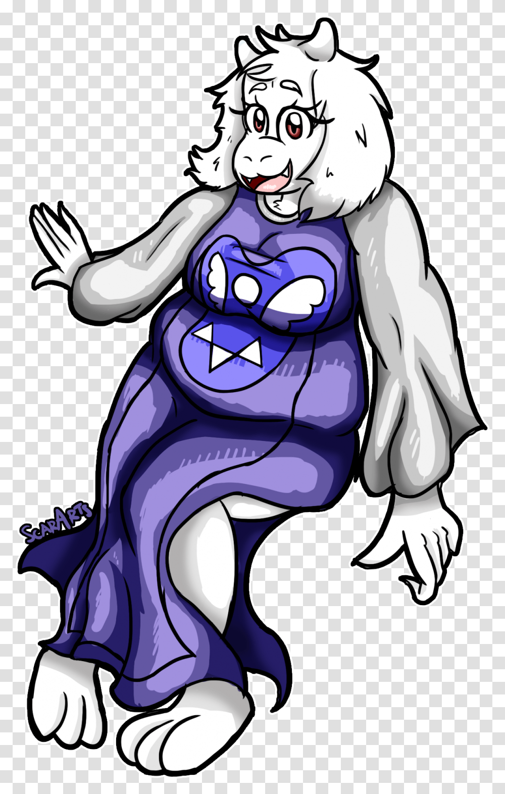 Toriel By Jackthewolf115 Cartoon, Comics, Book, Manga, Graphics Transparent Png