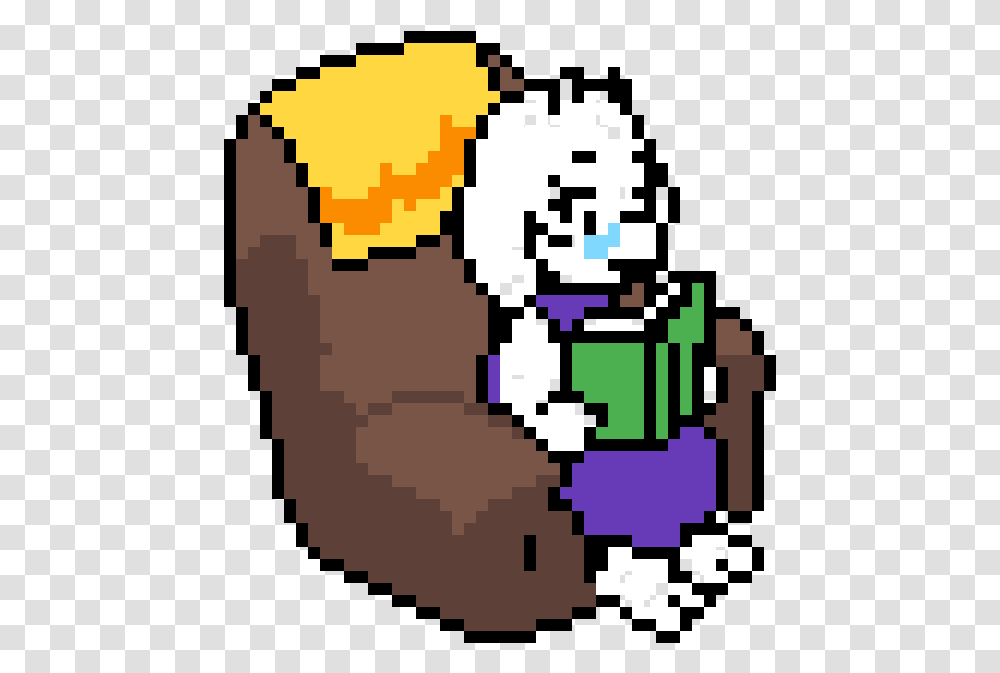 Toriel In Her Chair Clipart Cross Stitch Patterns Undertale, Rug, QR Code, Super Mario, Pac Man Transparent Png