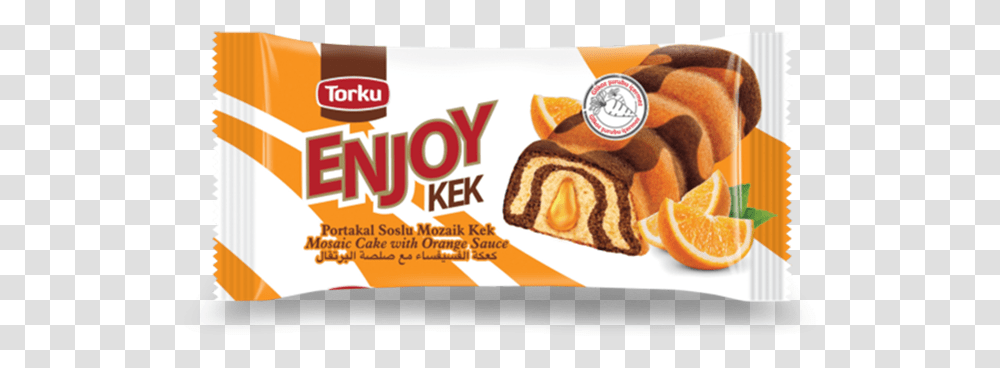 Torku Enjoy Cake Orange Full Size Download Seekpng Torku Enjoy Cake Orange, Toast, Bread, Food, Poster Transparent Png