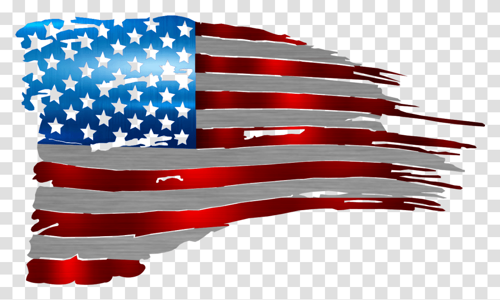 Torn American Flag Cattaraugus County Sheriff Transparent Png