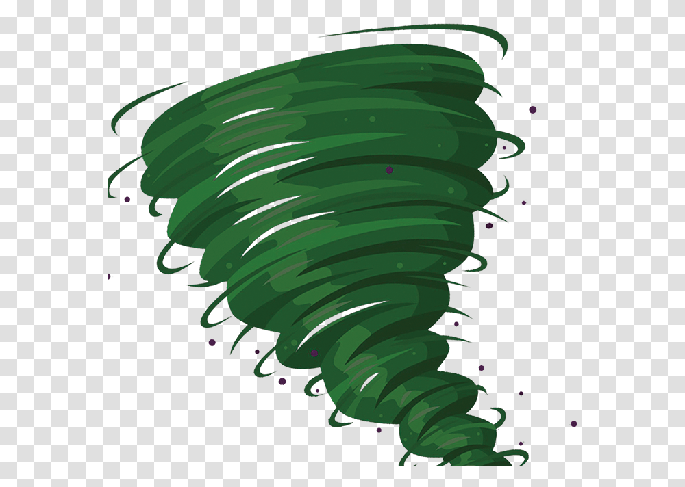 Tornado Storm Tornado Gif, Green, Plant, Spiral, Coil Transparent Png