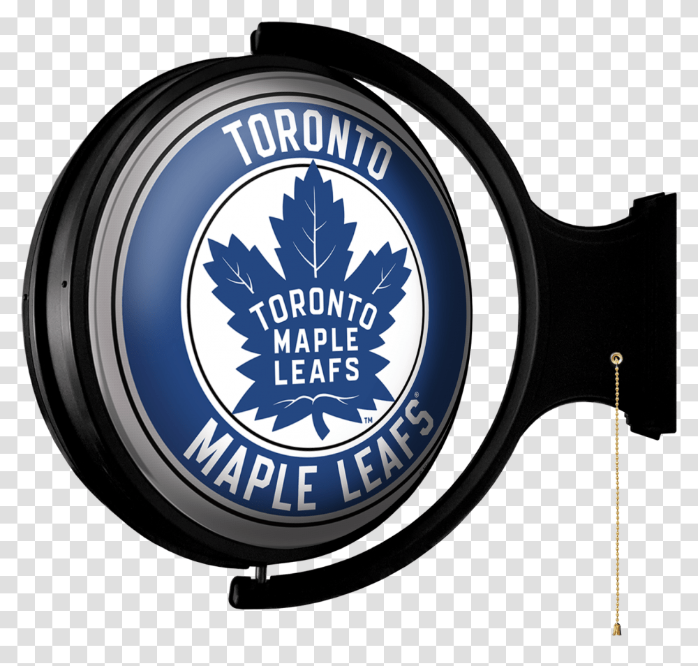 Toronto Maple Leaf Original Round Rotating Lighted Wall Sign Solid, Wristwatch, Clock Tower, Symbol, Logo Transparent Png