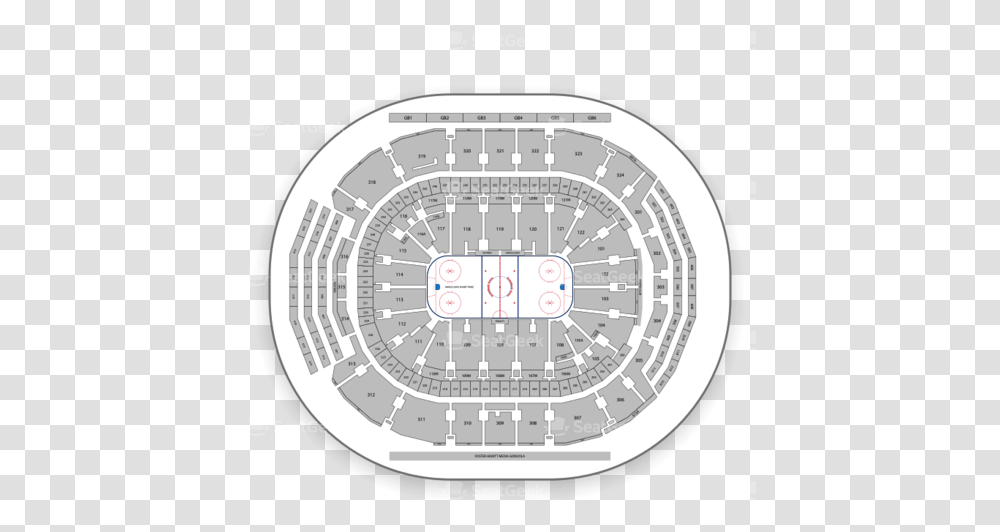 Toronto Maple Leafs Seating Chart & Map Seatgeek Circle, Building, Arena, Clock Tower, Architecture Transparent Png