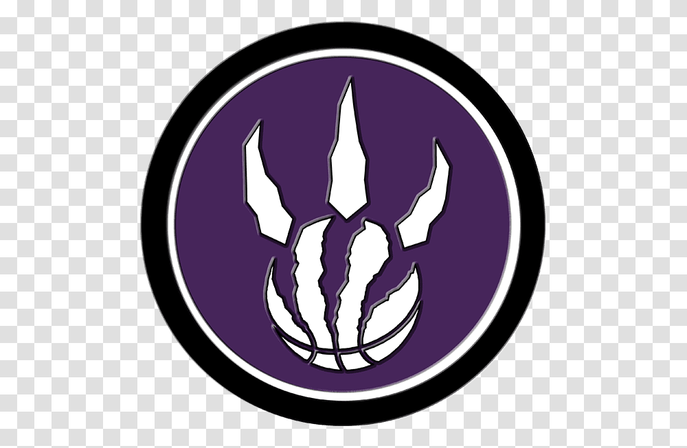 Toronto Raptors Hd Download Purple Raptors Logo, Hand, Hook, Symbol, Claw Transparent Png