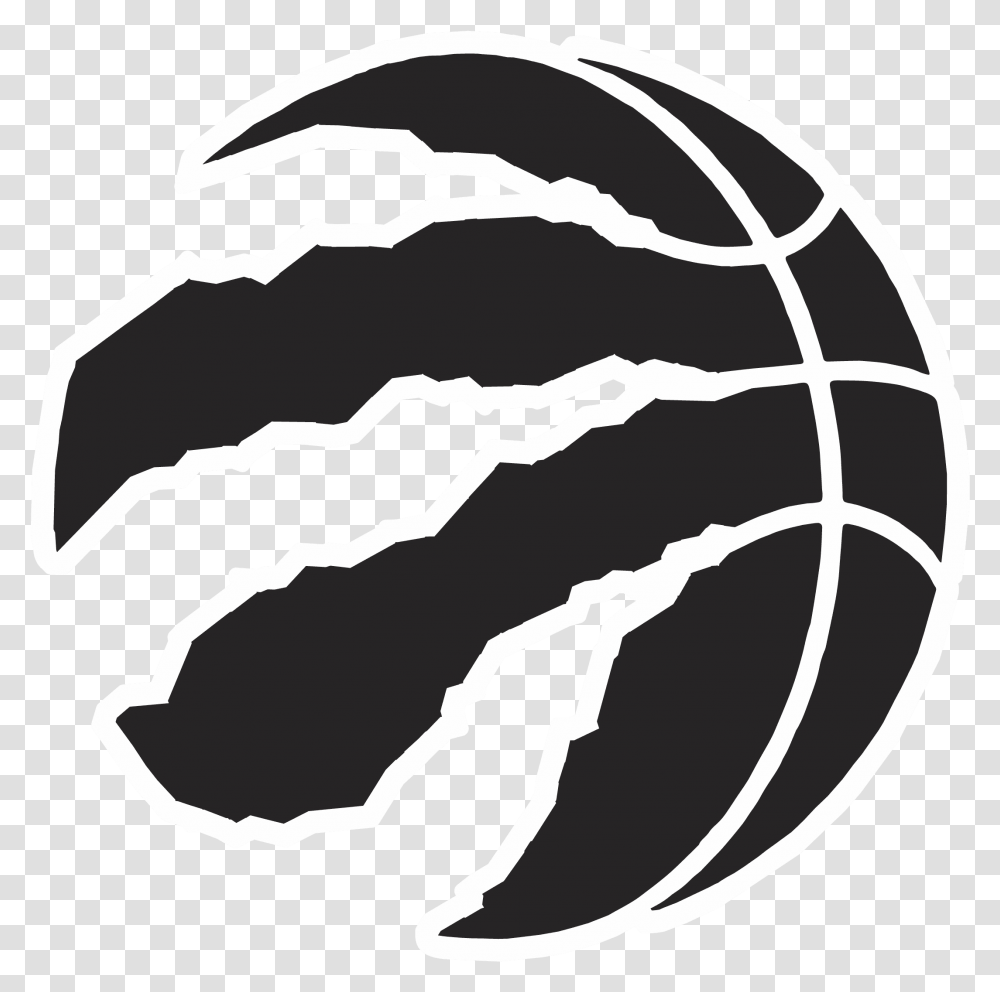 Toronto Raptors Logos History Team And Primary Emblem Black Toronto Raptors Logo, Hook, Claw, Astronomy, Outer Space Transparent Png
