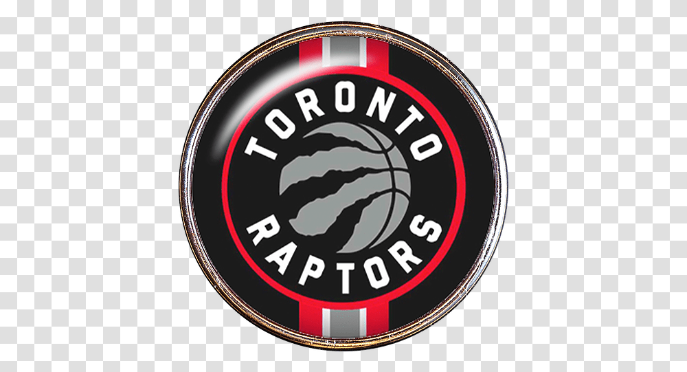Toronto Raptors Nba Basketball Logo Emblem, Symbol, Clock Tower, Badge, Car Transparent Png