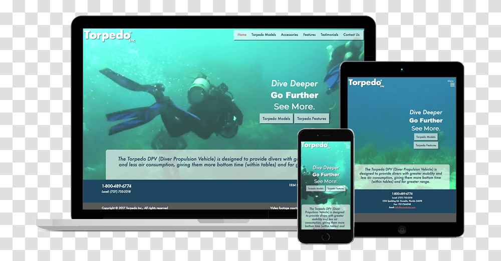 Torpedo Dpv Website, Mobile Phone, Electronics, Cell Phone, Water Transparent Png