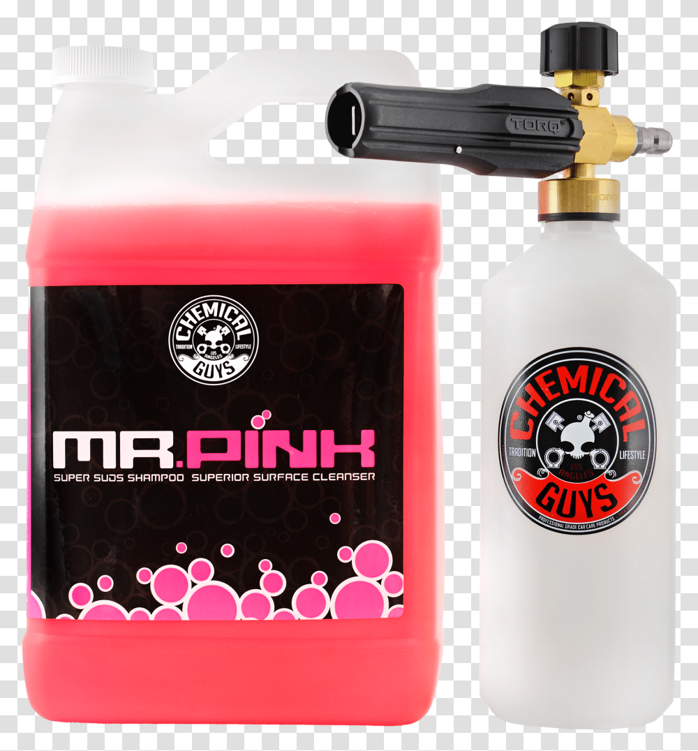 Torq Foam Cannon Snow Foamer Ampamp Chemical Guys Mr Pink 1 Gallon, Liquor, Alcohol, Beverage, Bottle Transparent Png