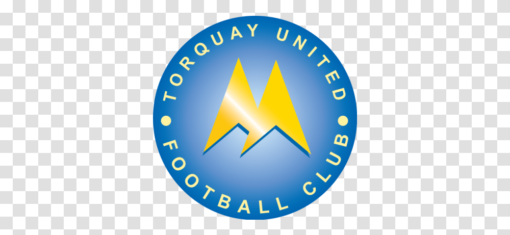 Torquay United Fc European Football Logos Torquay United, Symbol, Trademark, Badge, Word Transparent Png