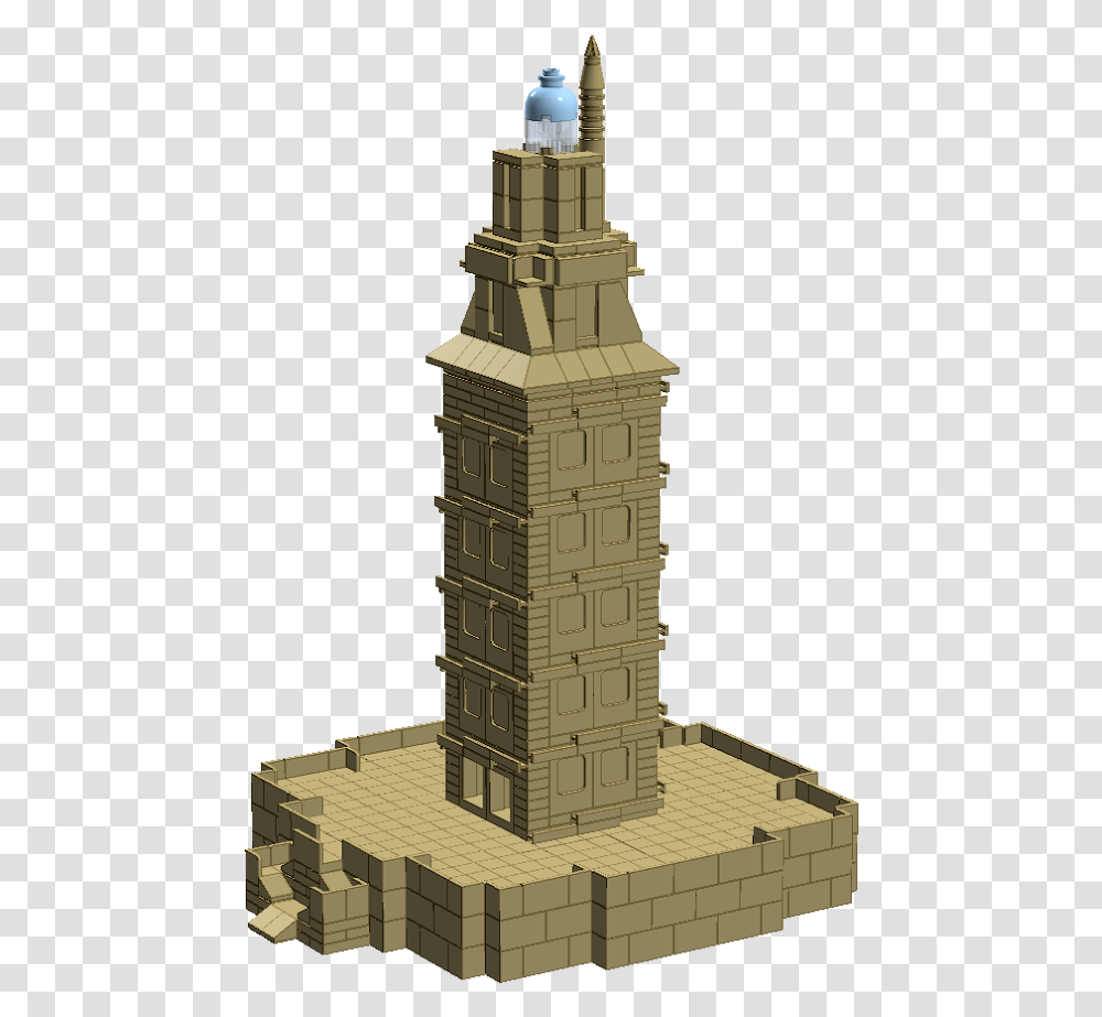 Torre De Hercules 2 Image Steeple, Tower, Architecture, Building, Toy Transparent Png