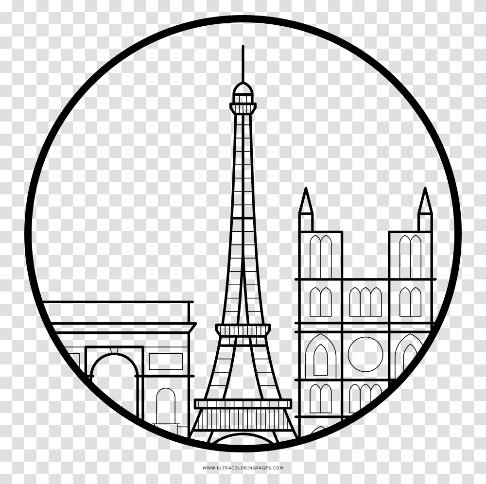 Torre Eiffel Dibujo Paris, Gray, World Of Warcraft Transparent Png