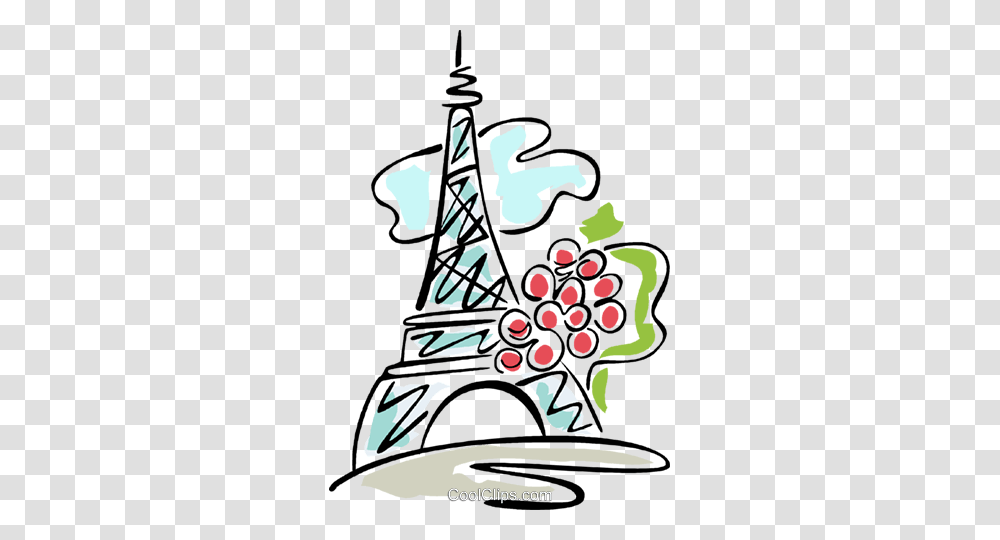 Torre Eiffel E As Uvas Livre De Direitos Vetores Clip Art, Doodle, Drawing, Performer Transparent Png