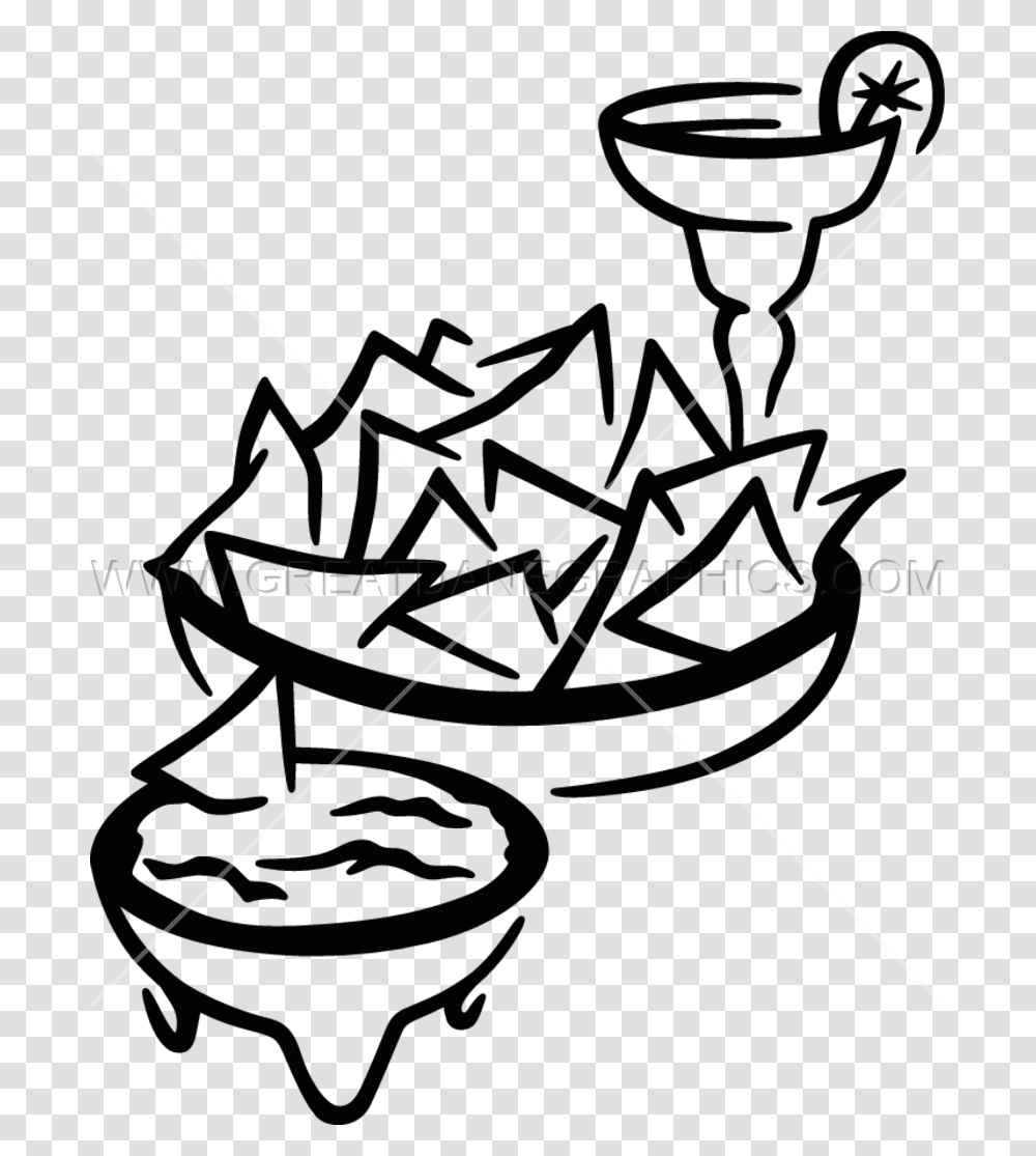 Tortilla Chip Clip Art Black And White, Doodle, Drawing, Plant Transparent Png