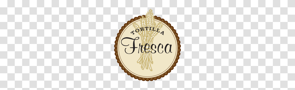 Tortilla Fresca, Label, Gold, Birthday Cake Transparent Png