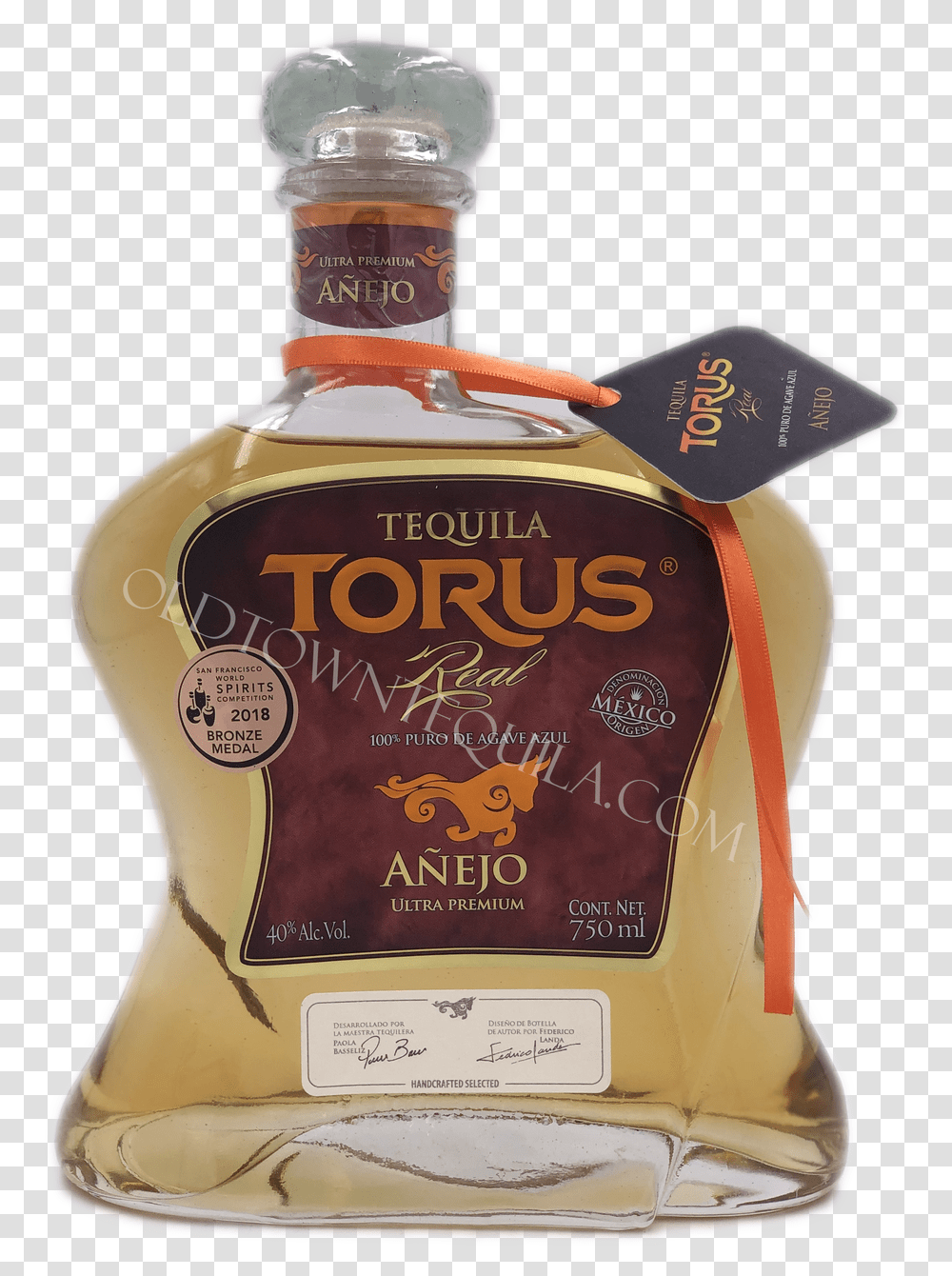 Torus Real Anejo Tequila Blended Whiskey, Liquor, Alcohol, Beverage, Drink Transparent Png