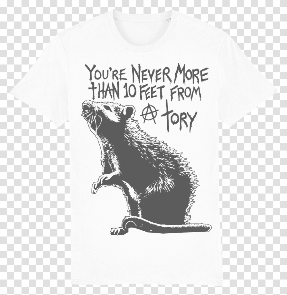 Tory Rat Light Unisex Organic Cotton T Shirt T Shirt With Rat Pictures On Them, Clothing, Apparel, T-Shirt, Animal Transparent Png