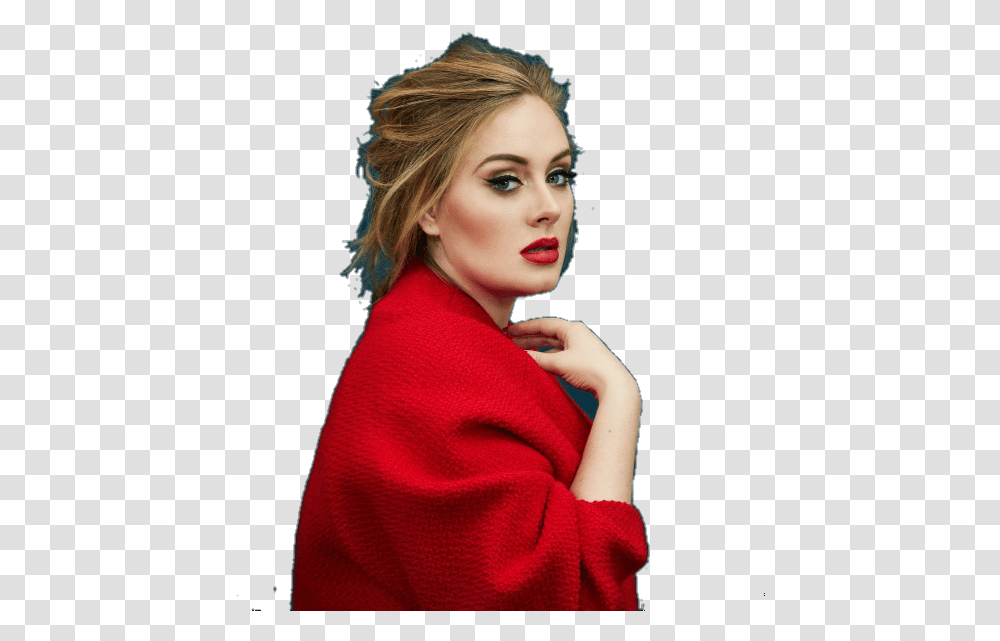 Toscc Adele Red Lipstick Celebrity Makeup, Apparel, Evening Dress, Robe Transparent Png