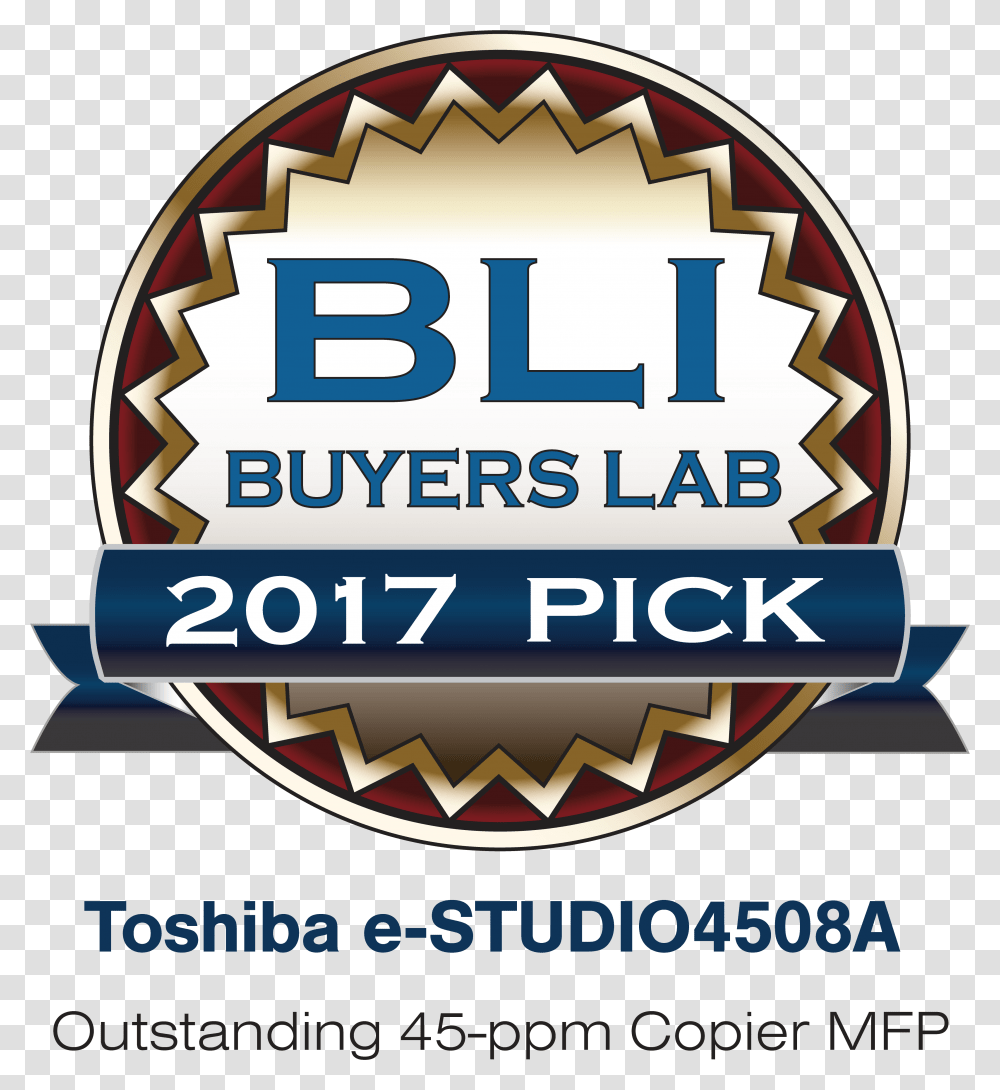 Toshiba S Latest Monochrome Product Surpassed Comparable Bli Buyers Lab 2018 Pick, Label, Logo Transparent Png